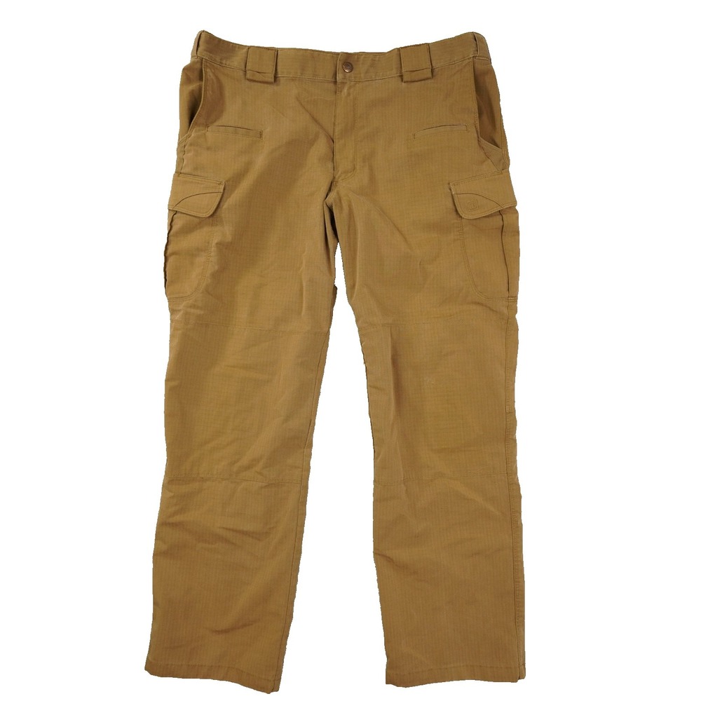 5.11‎ Tactical Series Cargo Pants 40x32 Brown Ripstop Work Utility Outdoor